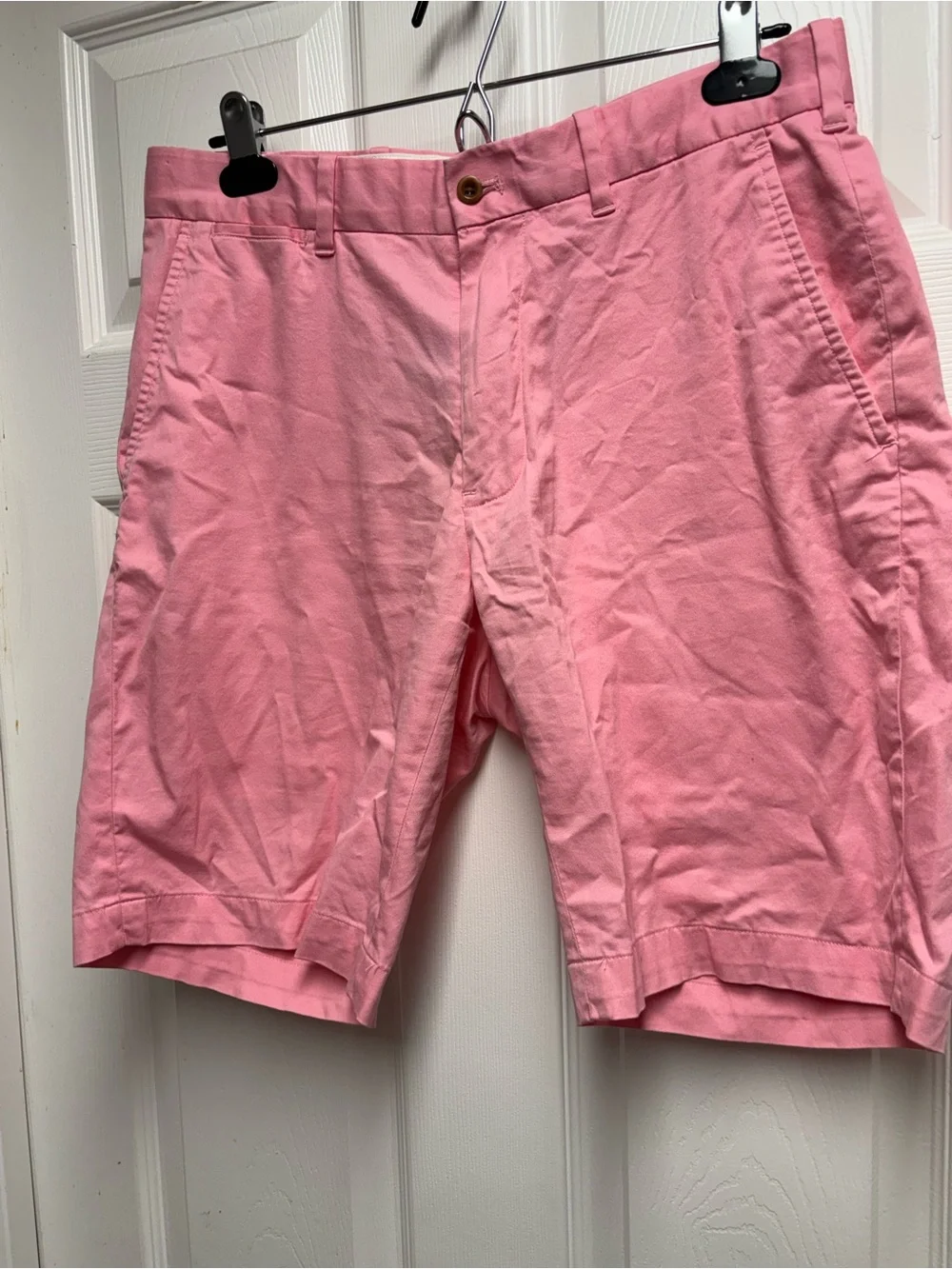 Polo Golf Ralph Lauren Men's Pink Cotton Twill Stretch Chino Shorts Size 30